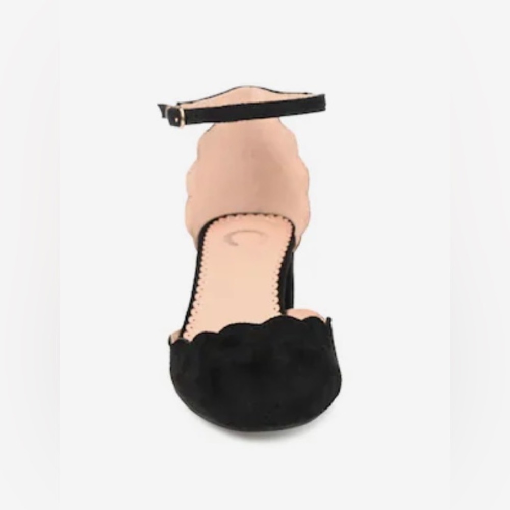 NEW Journee Collection Women’s Edna Suede Pump Size 5.5W - Picture 4 of 11